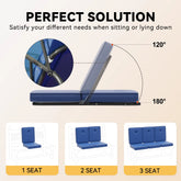 FUNG YARD 3-Seater Outdoor Porch Swing Chair Replacement Cushion